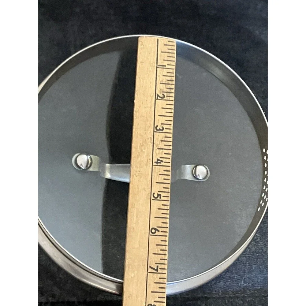 Glass Pan Pot Stainless Handle 7.25” Replacement Lid